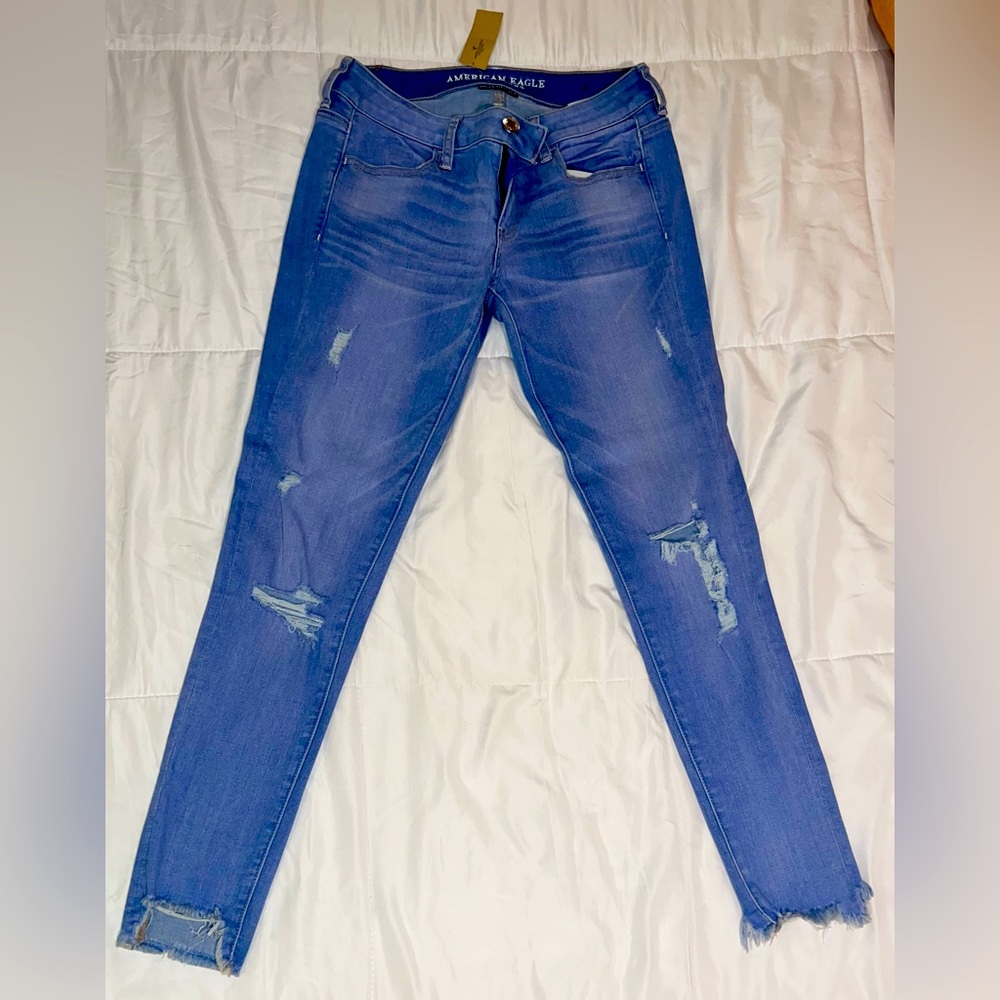 New American Eagle Super Low/Super Stretch Jeggings